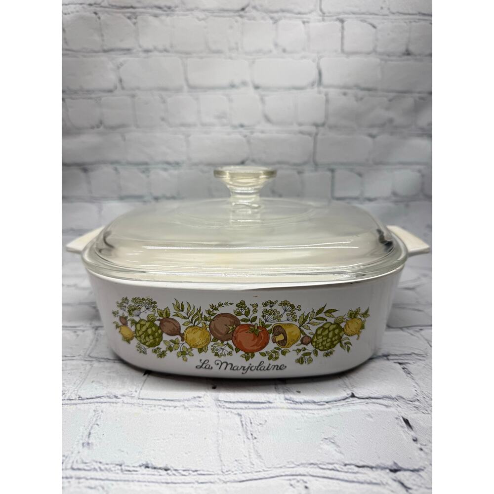 Corning Ware Vintage Baking Dish Spice of Life